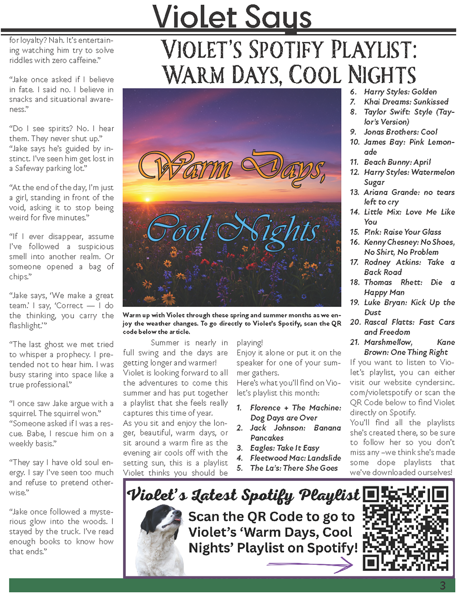 Clinton Cannabis Newsletter Page 3